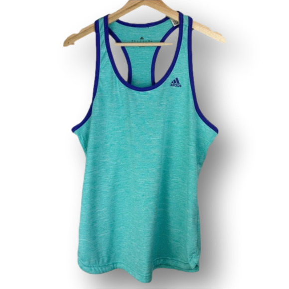 adidas Tops - ADIDAS Sport Athletic Tank Top Green Purple Medium Women's